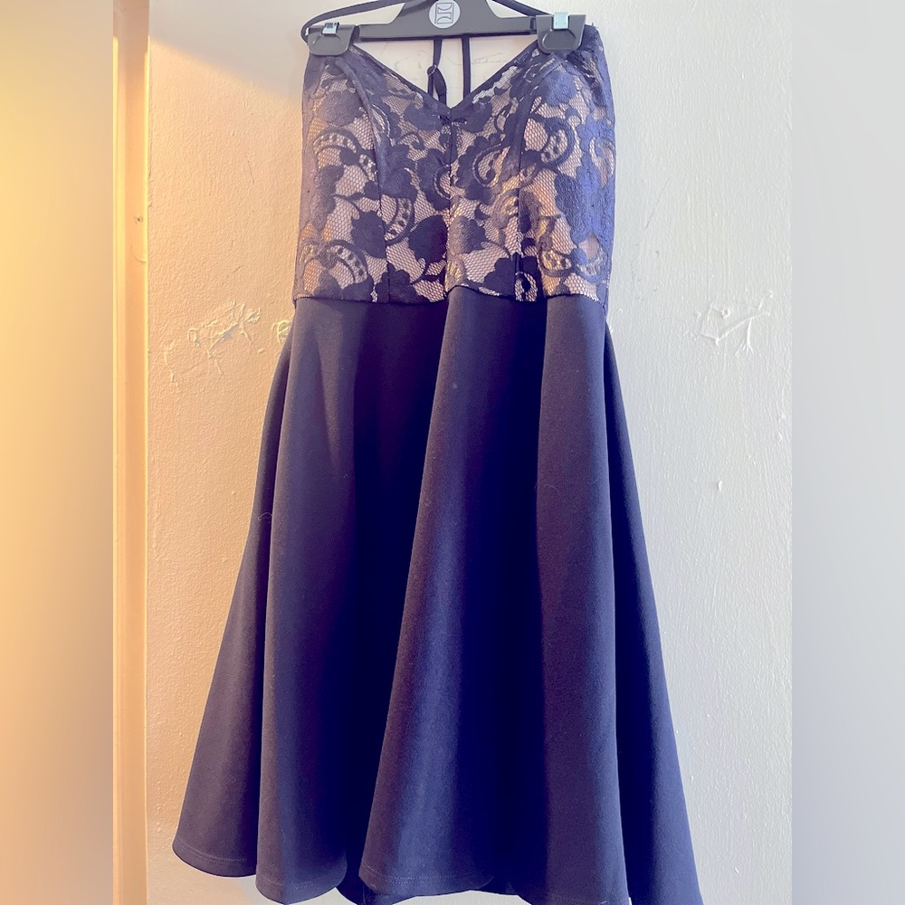 My Michelle blue lace dress